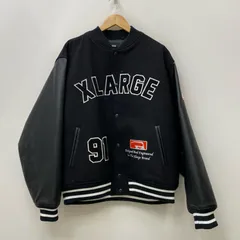 【加古川店】 中古 X-LARGE | エクストララージ スタジャン OG LOGO VARSITY JACKET 101244021005 ブラック サイズ：XL 【93】