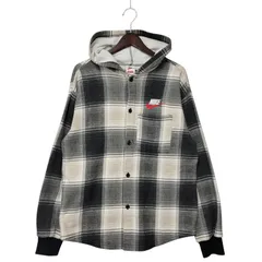 【中古品】 SUPREME×NIKE シュプリーム×ナイキ AR5572-010 18FW PLAID HOODED SWEATSHIRT  プレイド フーデッド スウェットシャツ トップス 長袖 【149-260209-cs-12-izu】