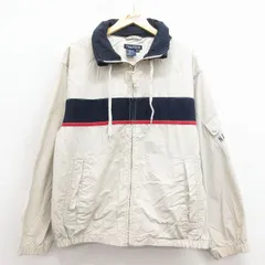 XL/古着 ノーティカ 長袖 ブランド ジャケット メンズ 90年代 90s 薄ベージュ 25dec19のサムネイル