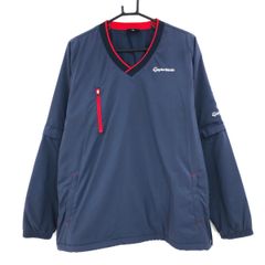 美品】テーラーメイド 2WAY中綿スニード ネイビー×レッド ロゴプリント