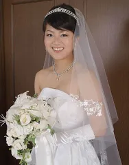 ウェディングベール【セシル】（ミドル丈）