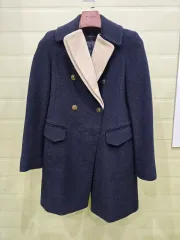 Must Be ダブル ボタン ウール コート 55