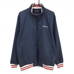 美品】テーラーメイド 2WAY中綿スニード ネイビー×レッド ロゴプリント