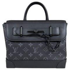 サンローラン カバ リヴ ゴーシュ ショルダーバッグ レザー 436620 ブラック レディース SAINT LAURENT  中古 SAINT LAURENT - サンローラン カバ リヴ ゴーシュ ショルダーバッグ