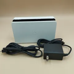 【D34928】Nintendo Switch ニンテンドースイッチ 有機ELモデル ドックセット ホワイト 白 ACアダプター HDMIケーブル