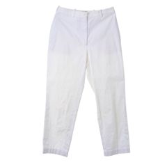 HERMESホワイト ワイドパンツ　麻　保管品　３６サイズ+　商品説明必読 HERMESホワイト ワイドパンツ 麻 保管品 36サイズ+ 商品説明必読
