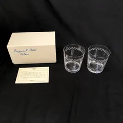 帝国ホテル  ダブルファッショングラス　 フランク・ロイド・ライトデザイン 市松模様 2セット 2個 NA114