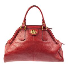 GUCCI グッチ スーキー GGキャンバス レザー レッド 赤 ハンドバッグ