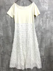 JILL by JILL STUART ジルバイジルスチュアート ボートネックカットドッキングワンピース ワンピース sizeS/白 ■■ レディース