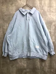 studio CLIP スタジオクリップ SK24Y010-1 襟付き裏毛ロゴ スウェット sizeF/水色 ■■ レディース