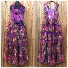 女の子 正絹 着物 七五三 七草 晴れ着 総柄 和柄 レトロ - メルカリ