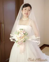 ウェディングベール【トワレ】（ミドル丈）