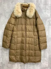 IENA イエナ リバーシブル ダウン フォックスファー コート ジャケット size38/ブラウン/ベージュ ◆■◎レディース