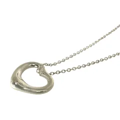 【Tiffany&Co.】 ティファニー オープンハート ネックレス SV925 40cm オープンハート レディース アクセサリー ジュエリー 【中古】 USED-B 【9304】
