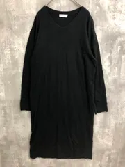 BEAUTY & YOUTH ビューティ&ユース ユナイテッドアローズ 1626-119-3179 Vネックニット ワンピース 黒 ◇■ レディース