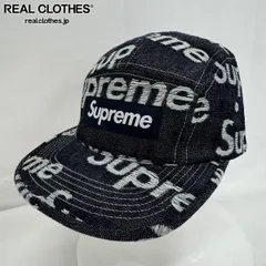 Supreme/シュプリーム【25AW】Jacquard Logos Denim Camp Cap/ジャガード ロゴ デニム キャンプ キャップ/帽子