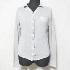 良品 mina perhonen ミナペルホネン ニットカーディガン グレー レディース 古着 中古 USED