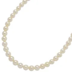 Φ6.5-7?/アコヤ真珠/Japan Pearl/養殖真珠･真珠 パールネックレス･ペンダント/Silver/銀製-28.7g/シルバー 【♀】【S】【レディース】★■605002【中古】