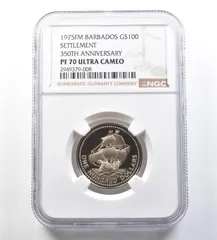 バルバドス BARBADOS 2023年 1オンス 銀貨 純銀 2023 Barbados Trident 1 oz Silver Proof Like Coin