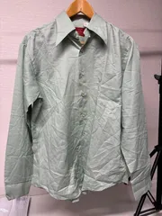 長袖シャツ グリーン L US古着