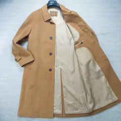 【美品】JONHIAN SANYO COAT ロングコート A6 L カシミヤ混ウール キャメル ラグランスリーブ 日本製