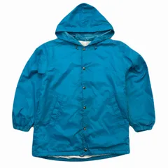 ヘリーハンセン ナイロンジャケット メンズ Mサイズ ライトブルー ベンチコート ウィンドブレーカー バックロゴ