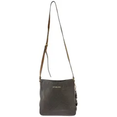 マイケルコース　ブラウン　シグネチャー　レザー　ショルダーバッグ　Y-45