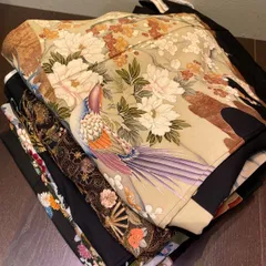 【まとめ売り】正絹留袖6枚 リメイク素材　ハンドメイド向け