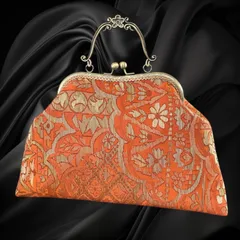 【No.758】着物リメイクバッグ、和風オリジナルバッグ、着物ショルダーバッグ