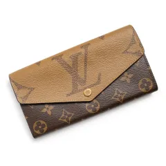 ルイ ヴィトン M80726 ポルトフォイユ サラ モノグラム モノグラムリバース ブラウン 二つ折り長財布 ゴールド金具 箱付 LOUIS VUITTON（未使用　展示品）