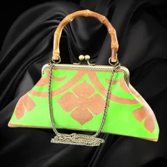 【No.761】着物リメイクバッグ、和風オリジナルバッグ、着物ショルダーバッグ