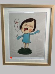 奈良美智 木版画 On the F-word 奈良美智 On the F-word 木版画 ED35 - メルカリ