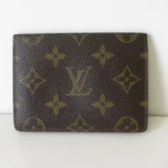 ルイヴィトン LOUIS VUITTON モノグラム ポルト 2カルト ヴェルティカル M60533 パスケース カードケース 茶 ブラウン