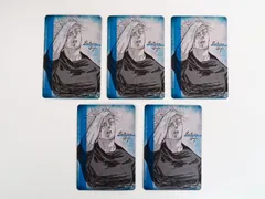 5点セット/五条悟 マグネットステッカーコレクション 第1弾 (背景モノクロ/上向き) 呪術廻戦