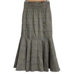 美品 ADAM ET ROPE' アダムエロペ マーメイドスカート GAC-21190-B サイズ38 グレー レディース 古着 中古 USED