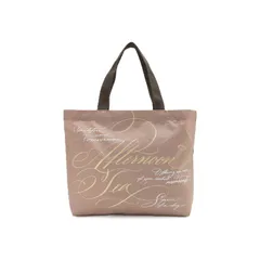 【新着商品】[ アフタヌーンティー リビング ] AfternoonTea LIVING エコバッグ・買い物バッグ HP85 スリットポケット付きロゴバッグS/ヴェロニカ・ハリム