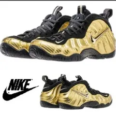 NIKE ナイキ エア フォームポジット プロ メタリックゴールド&ブラック 624041-701 25.5cm