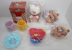 BT21 BTS 이치 반 쿠지 Diner 커피 서버 봉제 인형 기타 정리 판매