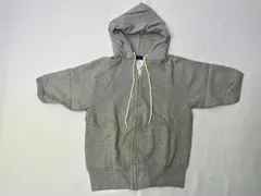 UNITED ARROWS 半袖フードスウェット　グレー　BLUE LABEL　ユナイテッドアローズ