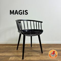[전시품] MAGIS 매지스 CYBORG STICK wood black x black 사이보그 스틱 우드 다이닝 의자 디자이너스 가구 블랙계