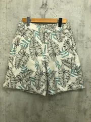 美品 SENSE OF PLACE センスオブプレイス アーバンリサーチ ボタニカル 総柄 ショート パンツ size38/ブルー系 ■◆ レディース