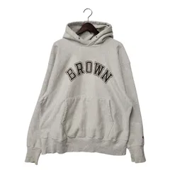 【中古品】Champion チャンピオン 90-00S メキシコ製 三色タグ BROWN REVERSE WEAVE HOODED SWEATSHIRT リバースウィーブ フーデッド スウェットシャツ パーカー 【146-260209-yn-05-izu】