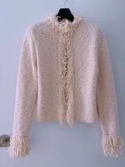 ザラ アイボリー ニット カーディガン ショート