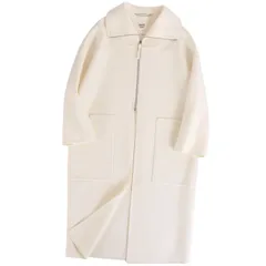 極美品 エルメス HERMES コート 2022 ロングコート カシミヤ アウタ