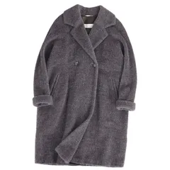 美品 マックスマーラ Max Mara コート 白タグ ロングコート シャギー