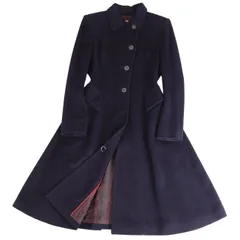 美品 Vintage エルメス HERMES コート ロングコート カシミヤ ア
