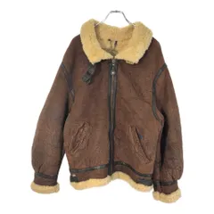 AVIREX アヴィレックス B-3 フライトジャケット ミリタリー ブラウン(メンズ XL)中古 古着 X2950