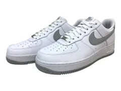 NIKE (ナイキ) AIR FORCE 1 '07 ローカットスニーカー FJ4146 100  US9.5 27.5cm ホワイト×グレー メンズ/036