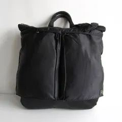 【美品】PORTER 【タンカー 2way ヘルメットバッグ】ポーター ショルダーバッグ ナイロン ブラック TANKER BAG 26020085