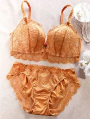 新品  A65 チュチュアンナ 特盛ブラ 紐ショーツ  上下セット  オレンジ  定価 4628円  98